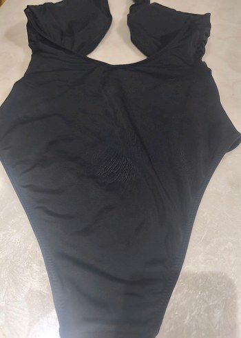 Siyah Tokalı Strappy Kadın Mayo - Görsel 3