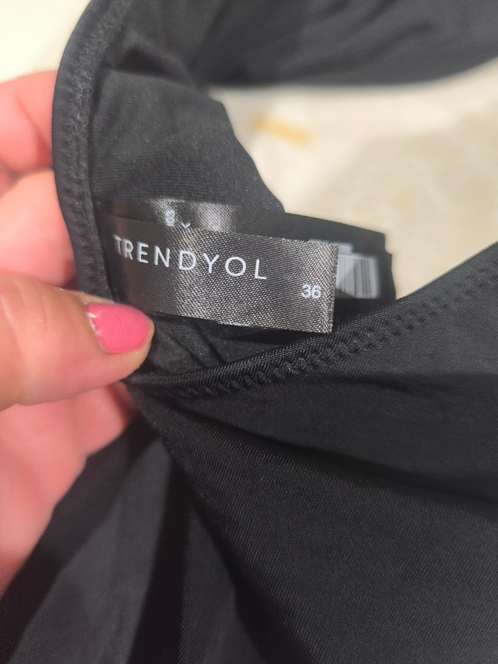 Siyah Tokalı Strappy Kadın Mayo - Görsel 4