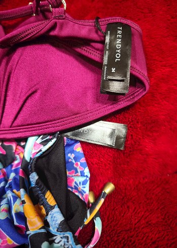 Bohem Tarz Renkli Desenli Kadın Bikini - Görsel 4