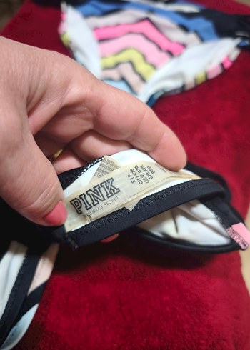 Renkli Zebra Desenli Mini Bikini takım - Görsel 3