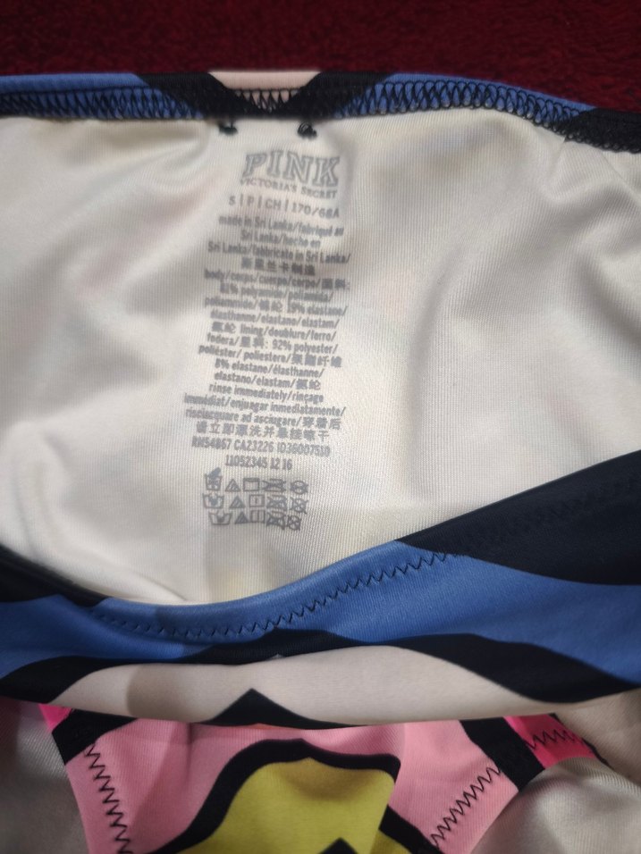 Renkli Zebra Desenli Mini Bikini takım - Görsel 4