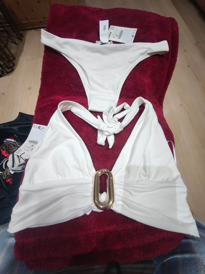 Beyaz Kemer Detaylı Kadın Bikini Takımı - Görsel 2