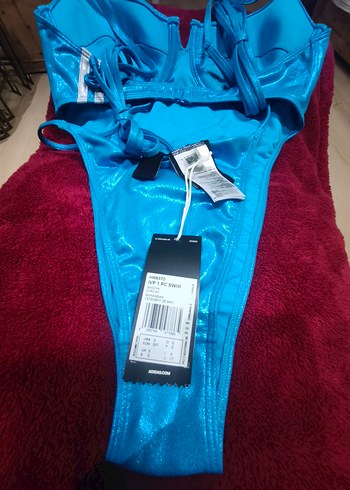 Parlak Mavi kadın mayo - Görsel 4