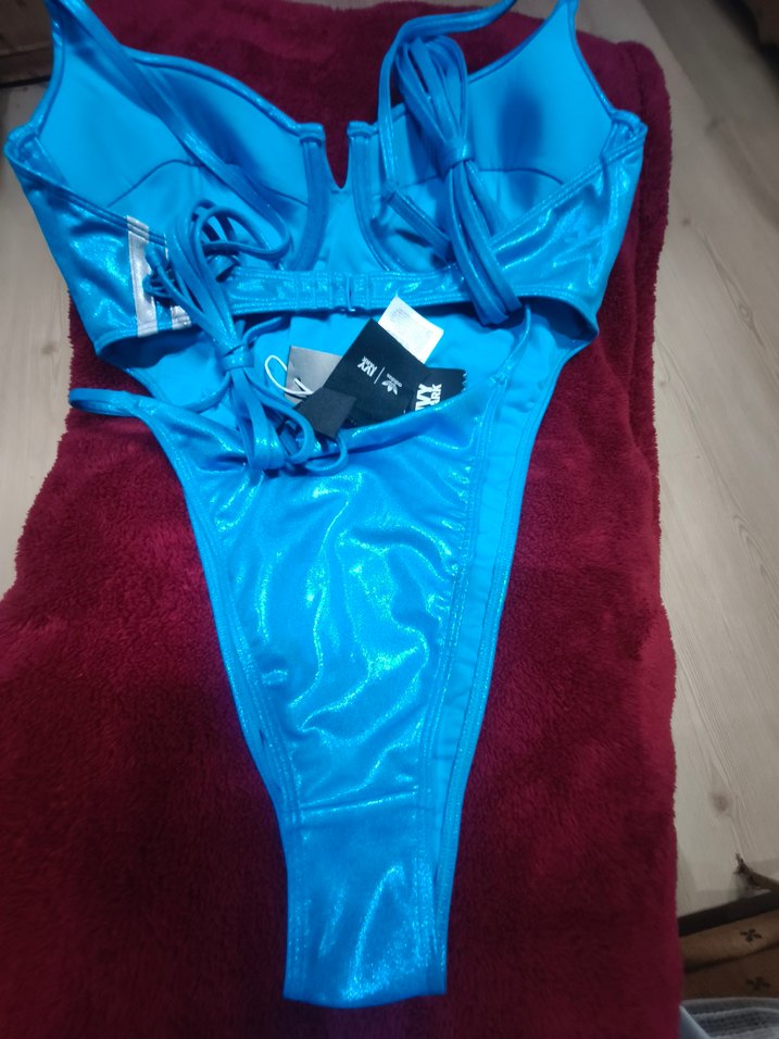 Parlak Mavi kadın mayo - Görsel 5