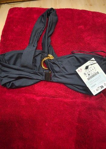 Tokalı Siyah Mini Bikini Üstü - Görsel 2