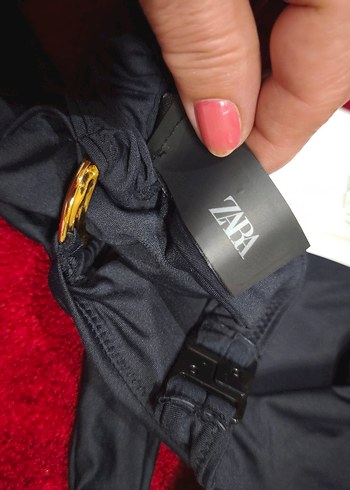 Tokalı Siyah Mini Bikini Üstü - Görsel 3