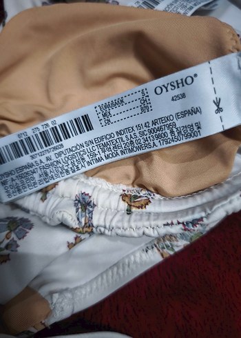 Beyaz Desenli Bohem Bikini - Görsel 2