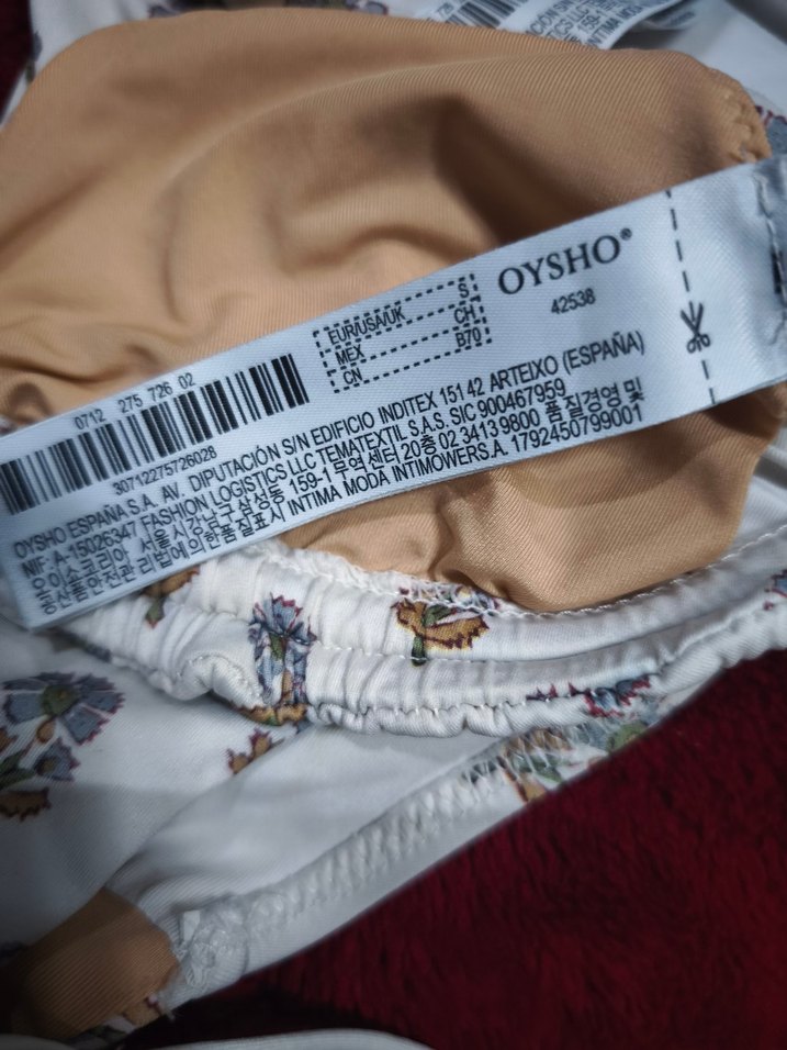 Beyaz Desenli Bohem Bikini - Görsel 2