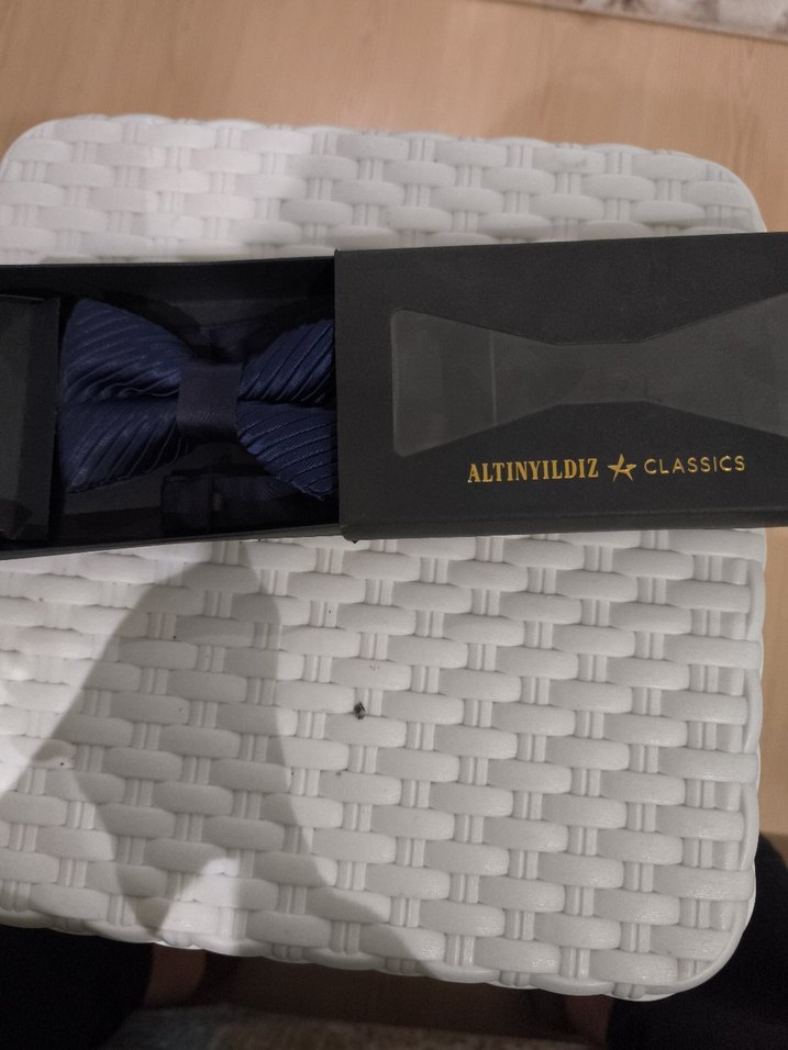 Modern Klasik Lacivert Erkek Papyon - Görsel 2