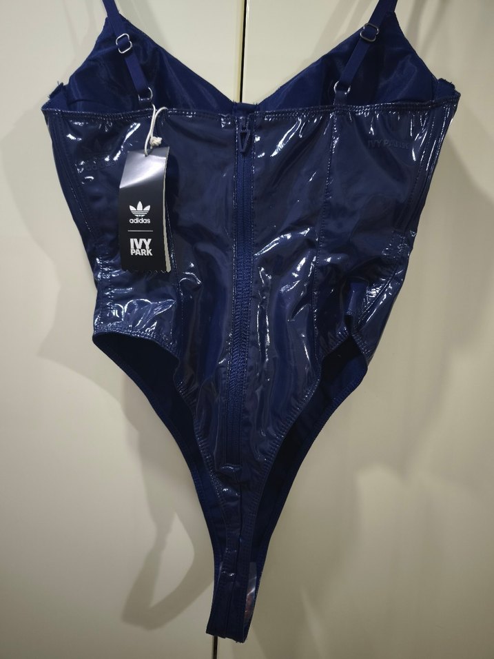 Lacivert Parlak Strappy Mayo - Görsel 4