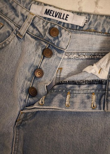 Gri Rahat Kesim Kadın Denim Pantolon - Görsel 2