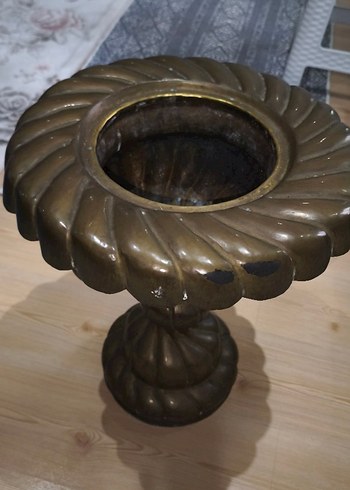 Dekoratif bakır antika paşa mangalı - Görsel 4