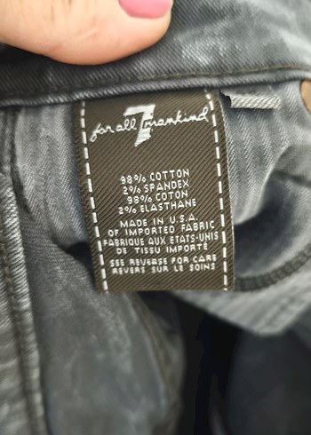 Kadın Gri Midi Denim Pantolon - Görsel 3