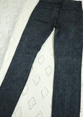 Kadın Gri Midi Denim Pantolon - Görsel 2