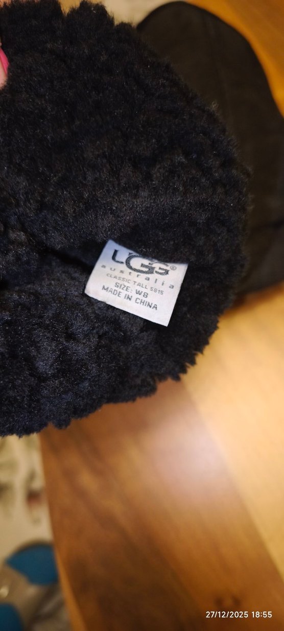 Siyah Süet UGG Kadın Bot - Görsel 4
