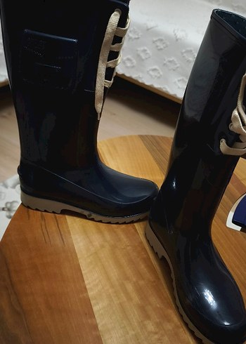 Mavi Rugan Dizüstü Stiletto yağmur Çizmesi - Görsel 2