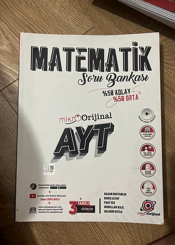 AYT Matematik Soru Bankası MikrOOrijinal