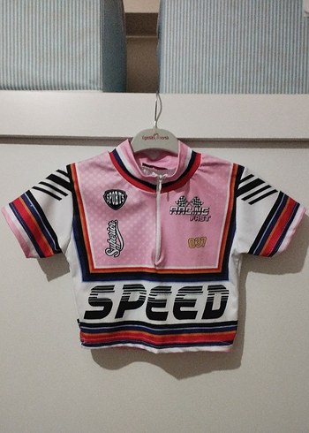 Diğer pembe crop tisort