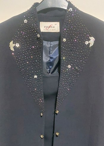 Lacivert Uzun Kadın Takım Elbise - Görsel 2