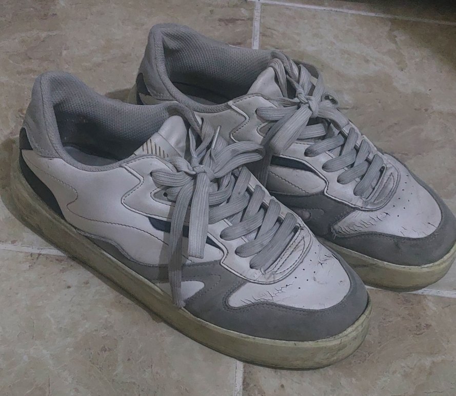 Gri erkek  Spor Ayakkabı - Görsel 3