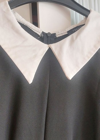 Düğmeli Siyah Midi Kadın Takım Elbise - Görsel 3