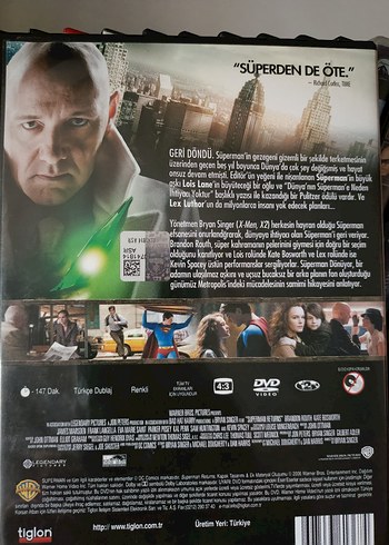 Superman Dönüyor DVD Türkçe Dublajlı - Görsel 2