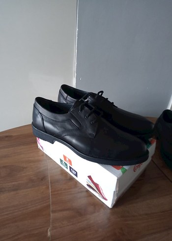 Siyah Bağcıklı Erkek Klasik Ayakkabı, 47 - Görsel 2