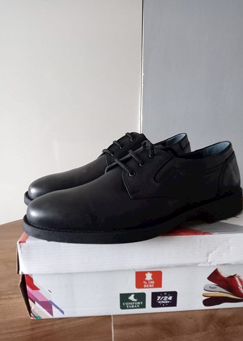 Siyah Bağcıklı Erkek Klasik Ayakkabı, 47 - Görsel 5