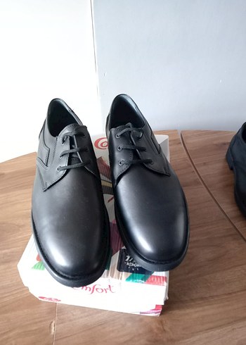 Siyah Bağcıklı Erkek Klasik Ayakkabı, 47 - Görsel 4