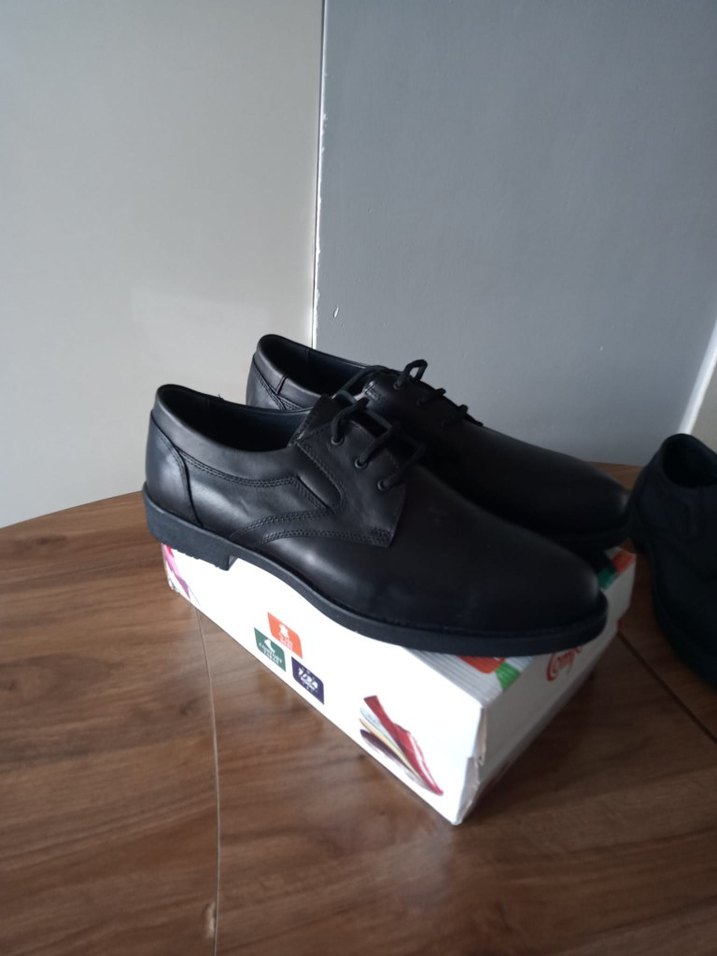 Siyah Bağcıklı Erkek Klasik Ayakkabı, 47 - Görsel 2