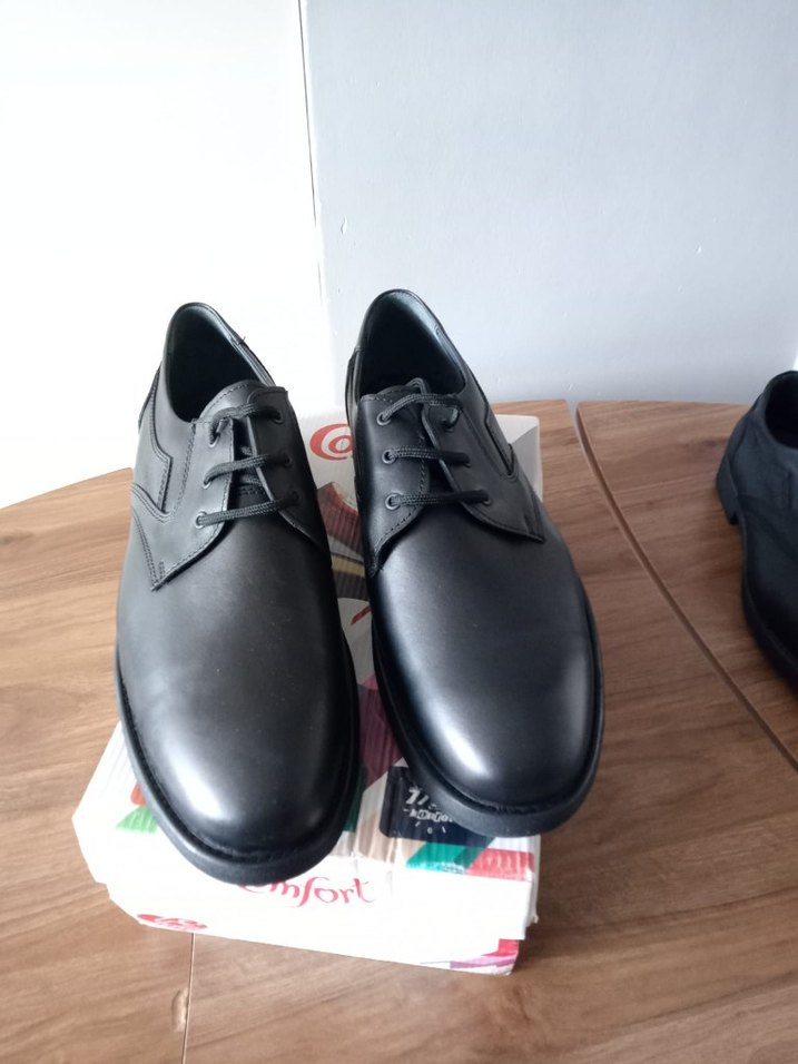 Siyah Bağcıklı Erkek Klasik Ayakkabı, 47 - Görsel 4