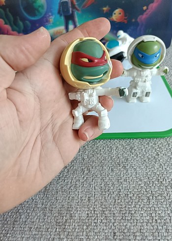 TMNT Uzay Temalı Aksiyon Figürleri Seti - Görsel 10