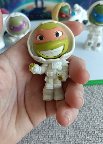 TMNT Uzay Temalı Aksiyon Figürleri Seti - Görsel 8