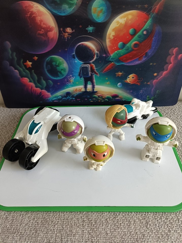 TMNT Uzay Temalı Aksiyon Figürleri Seti - Görsel 3