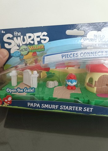 Papa Smurf Başlangıç Seti - Mikro Köy - Görsel 6