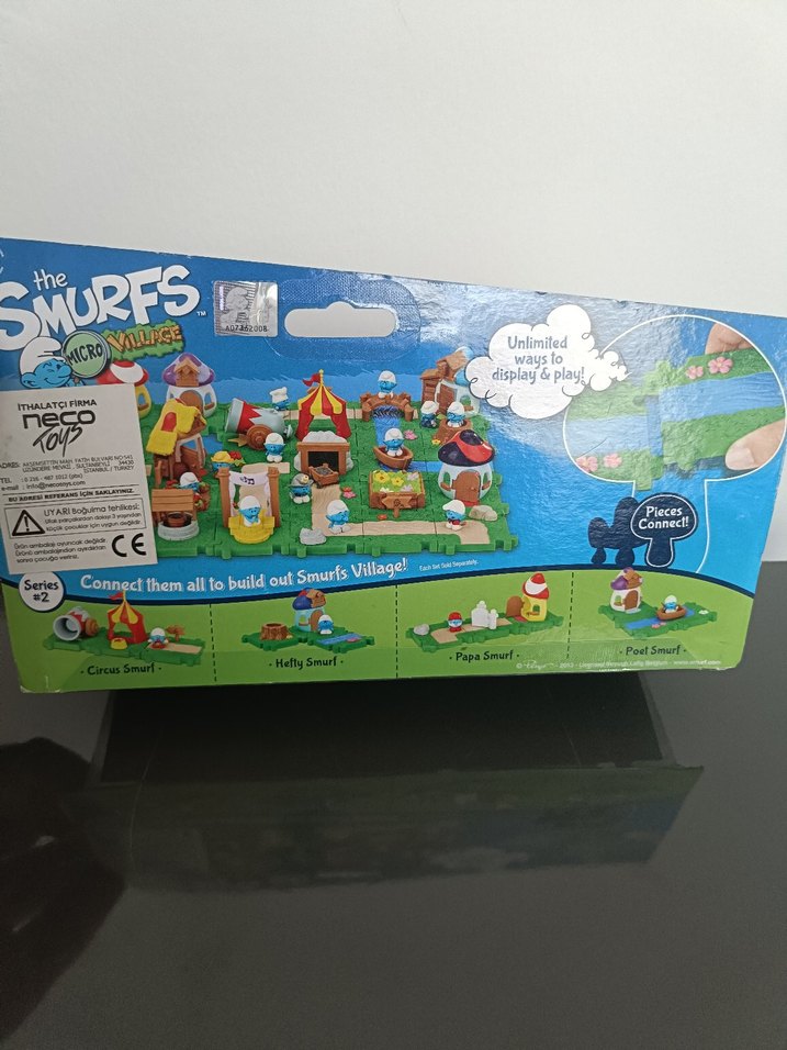 Papa Smurf Başlangıç Seti - Mikro Köy - Görsel 4