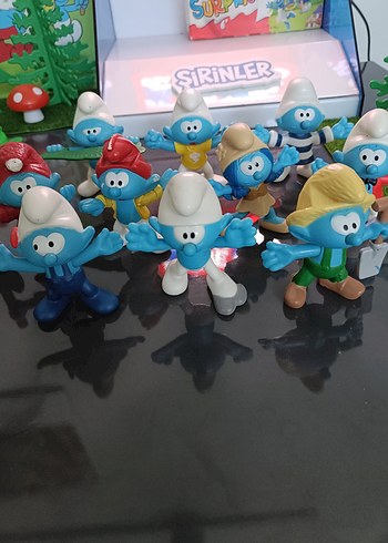 Şirinler 10'lu Figür Seti, Orjinal Peyo 2018