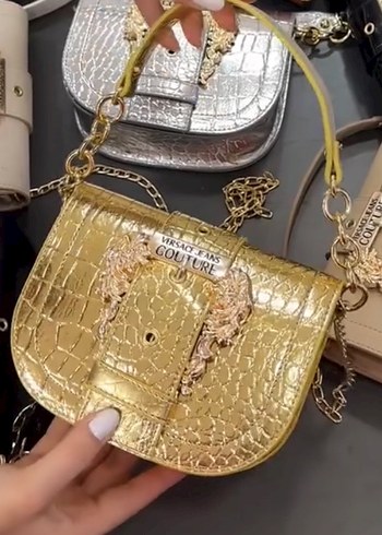 Altın Renkli, Tokalı Kadın Stiletto - Görsel 4