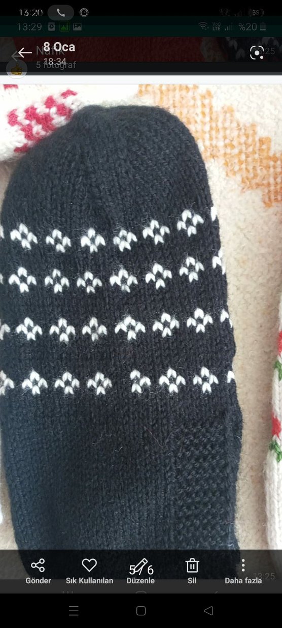 Renkli Desenli çehizlik Patik sipariş alınır - Görsel 4