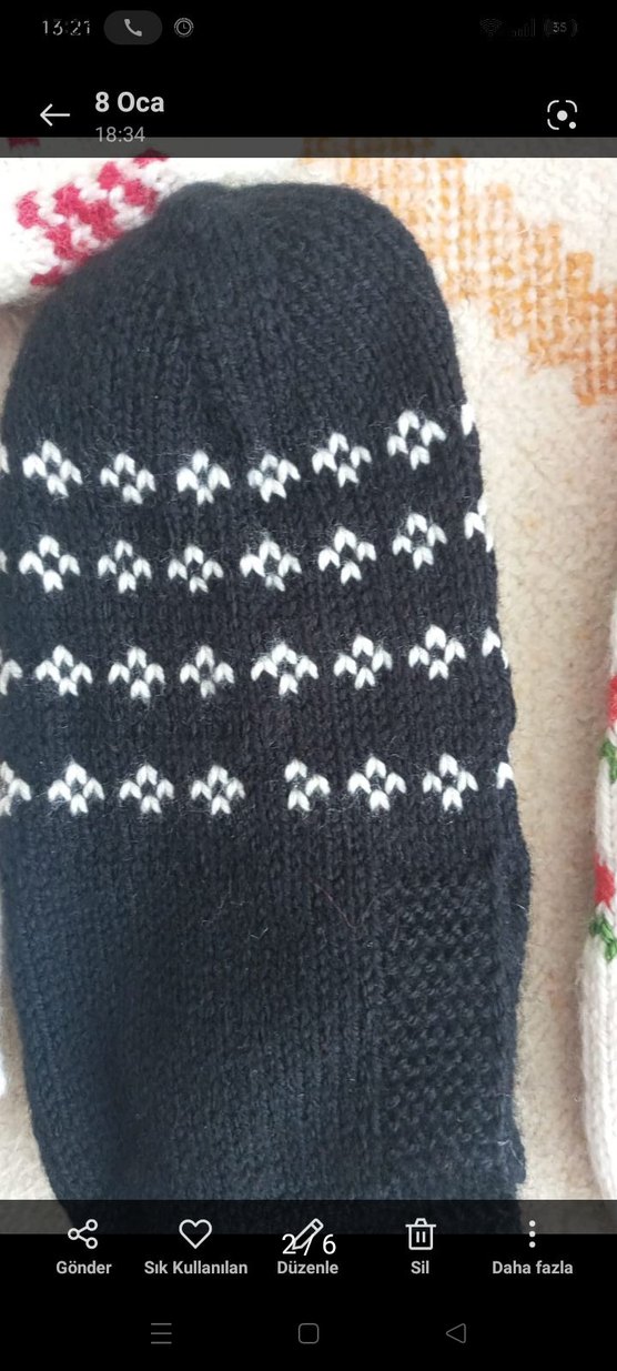 Renkli Desenli çehizlik Patik sipariş alınır - Görsel 5