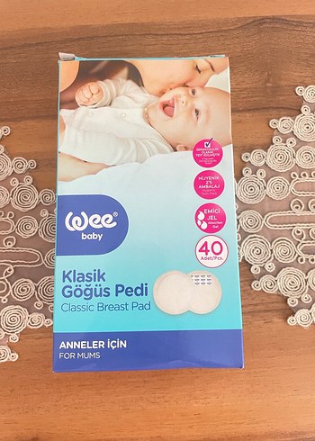  Wee Baby Klasik Beyaz Göğüs Pedi