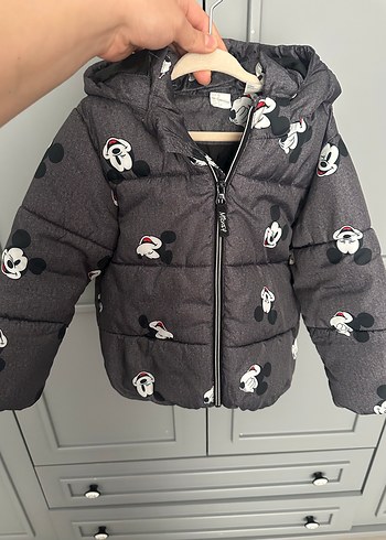 Gri Polar Kumaşlı Erkek Çocuk Mont - Görsel 3