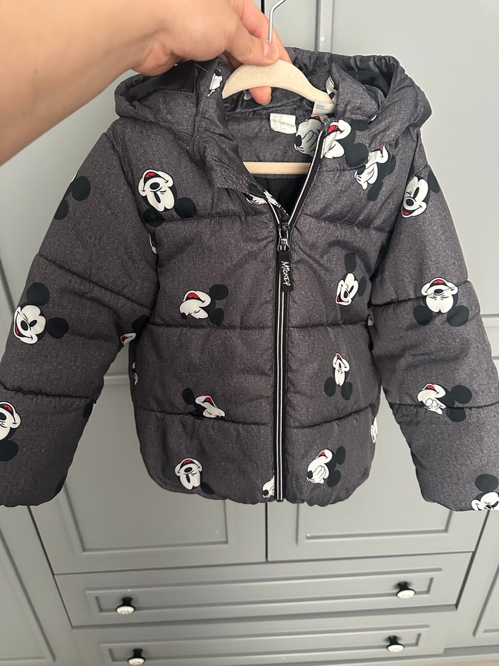 Gri Polar Kumaşlı Erkek Çocuk Mont - Görsel 3