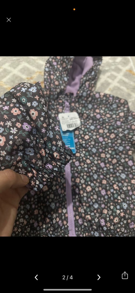 Pembe Bağlama Desenli Uzun Kollu Kız Elbise - Görsel 2