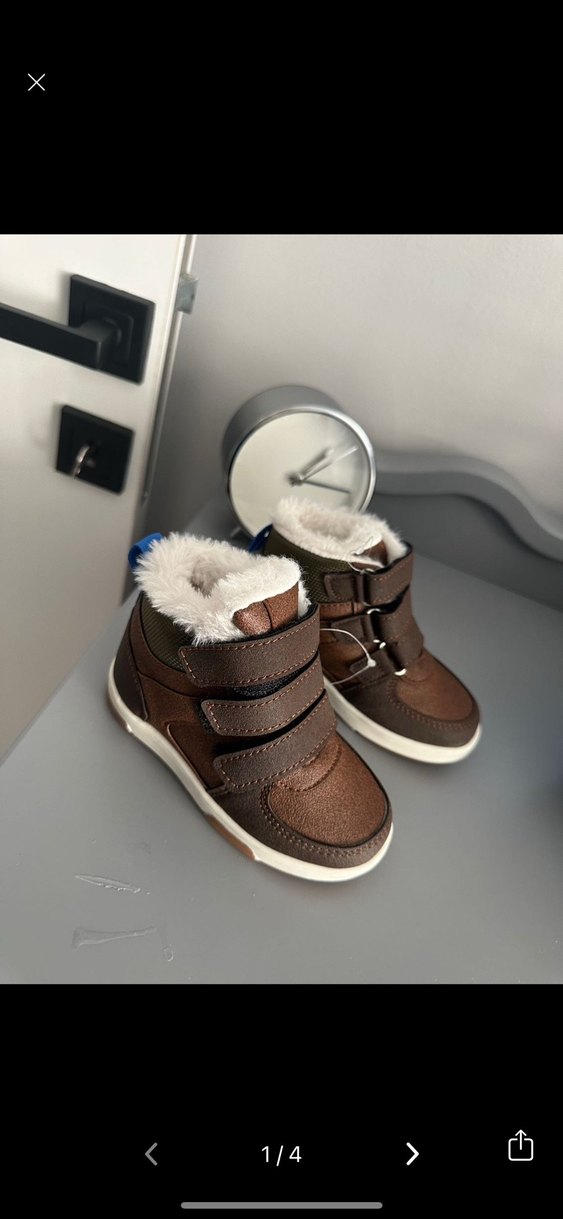 LCW STEPS Erkek Bebek Bot Kahverengi Cırtlı - Görsel 2