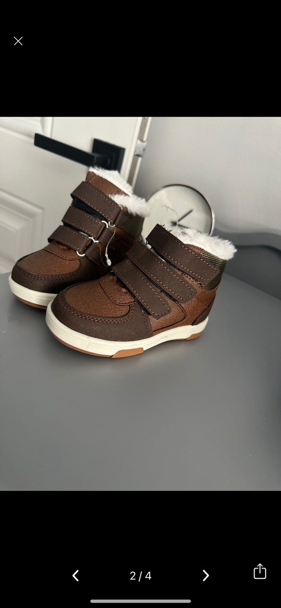 LCW STEPS Erkek Bebek Bot Kahverengi Cırtlı - Görsel 3