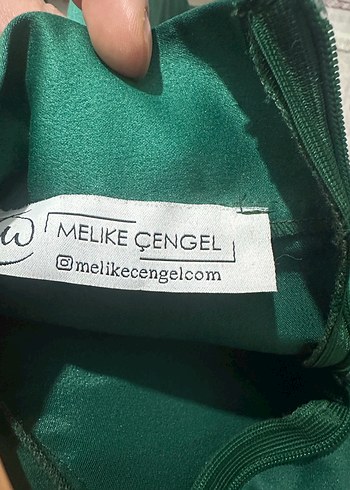 Yeşil Drapeli Uzun Bohem Abiye Elbise - Görsel 5