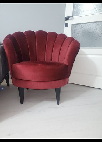 Diğer Bordo Modern papatya berjer