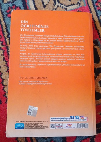 Beden Renk Din Öğretiminde Yöntemler - Prof. Dr. Mehmet Zeki Aydın