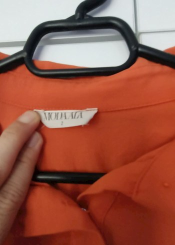 Düğmeli, Uzun Kollu Kadın Tunik - Görsel 3